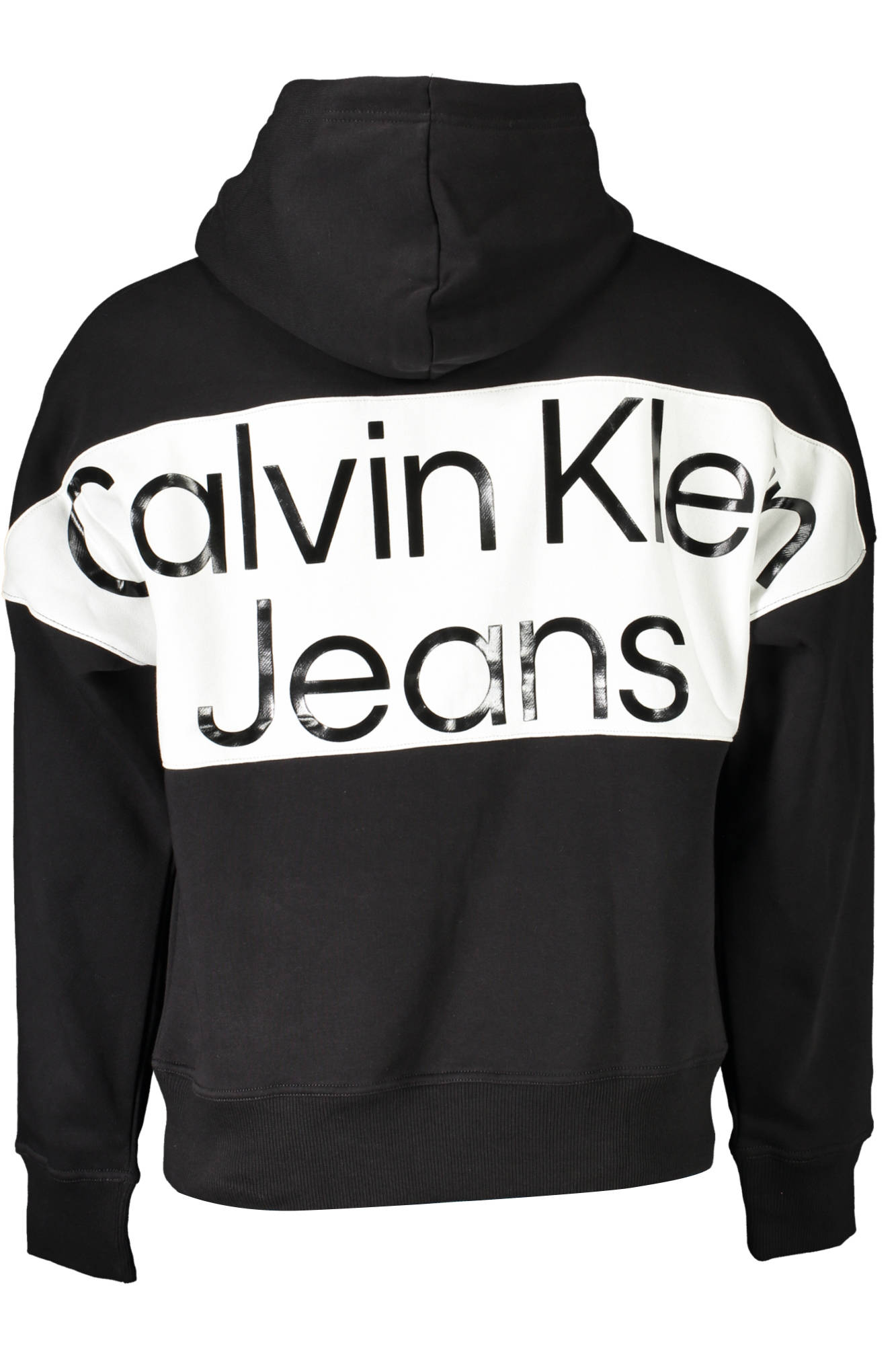 CALVIN KLEIN MEN'S BLACK ZIP-UP SWEATSHIRT-1