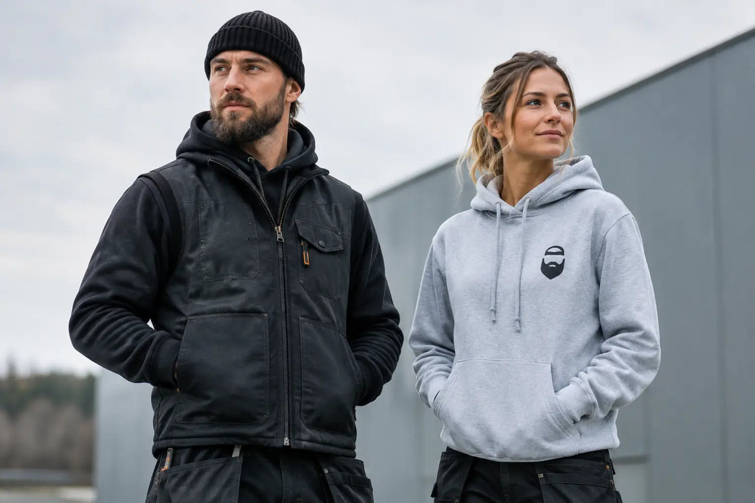 Arbetsväst eller hoodie med logga - vad passar?