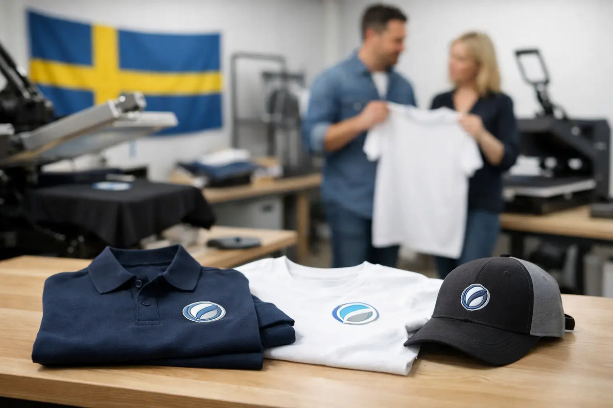 Klädtryck för företag i Sverige - välj rätt partner