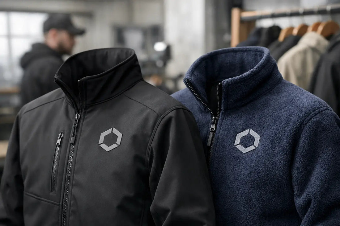 Softshell eller fleece med logga - rätt val