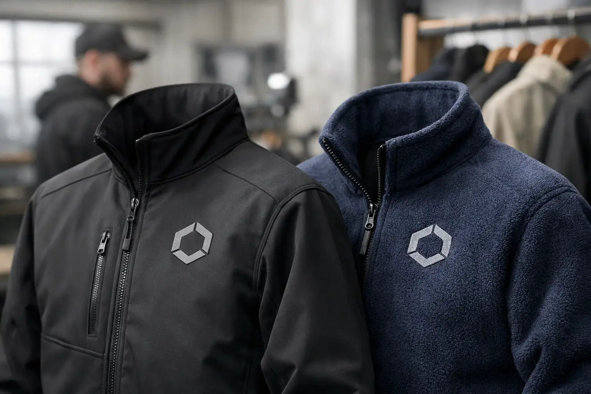 Softshell eller fleece med logga - rätt val