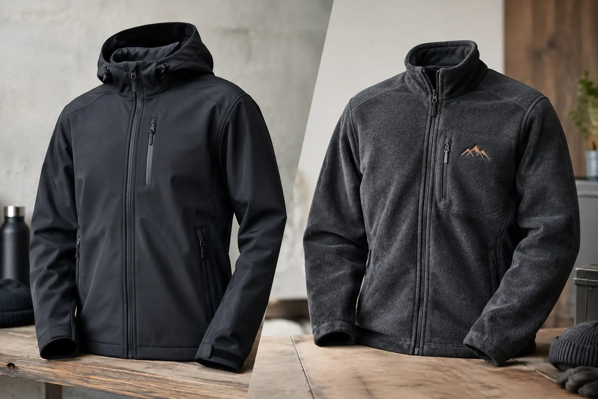 Profiljacka vs fleece med brodyr - vad passar?