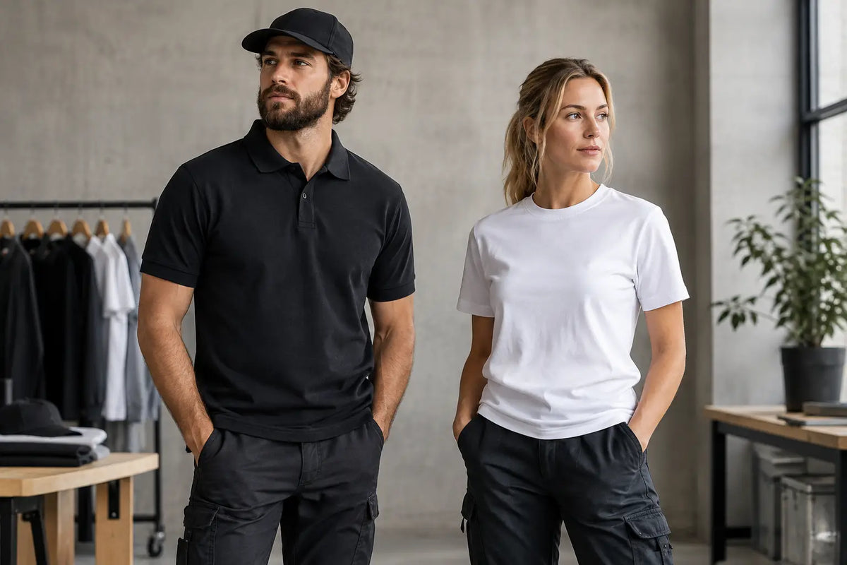 Pikétröjor vs t-shirts för företag - rätt val?