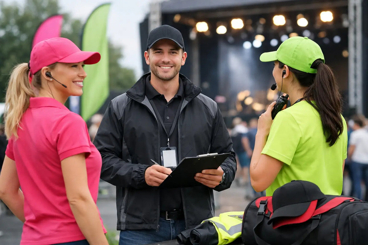 Skapa profilkläder för event som syns och fungerar