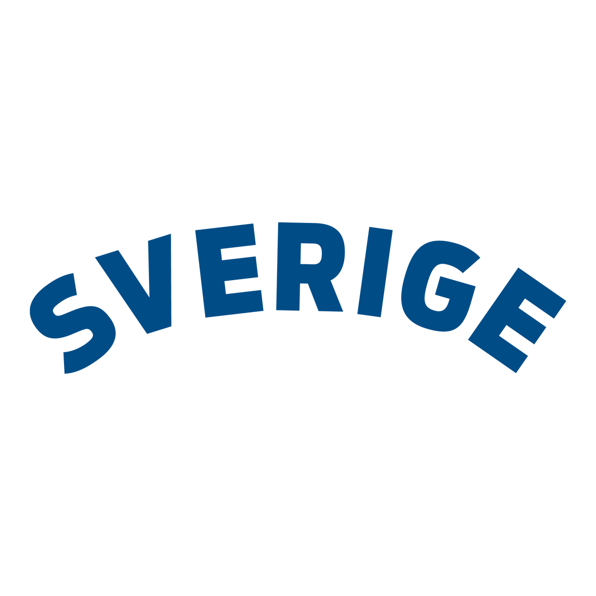 Other 1000553 Sverige-Text Blue SE Point-of sale
