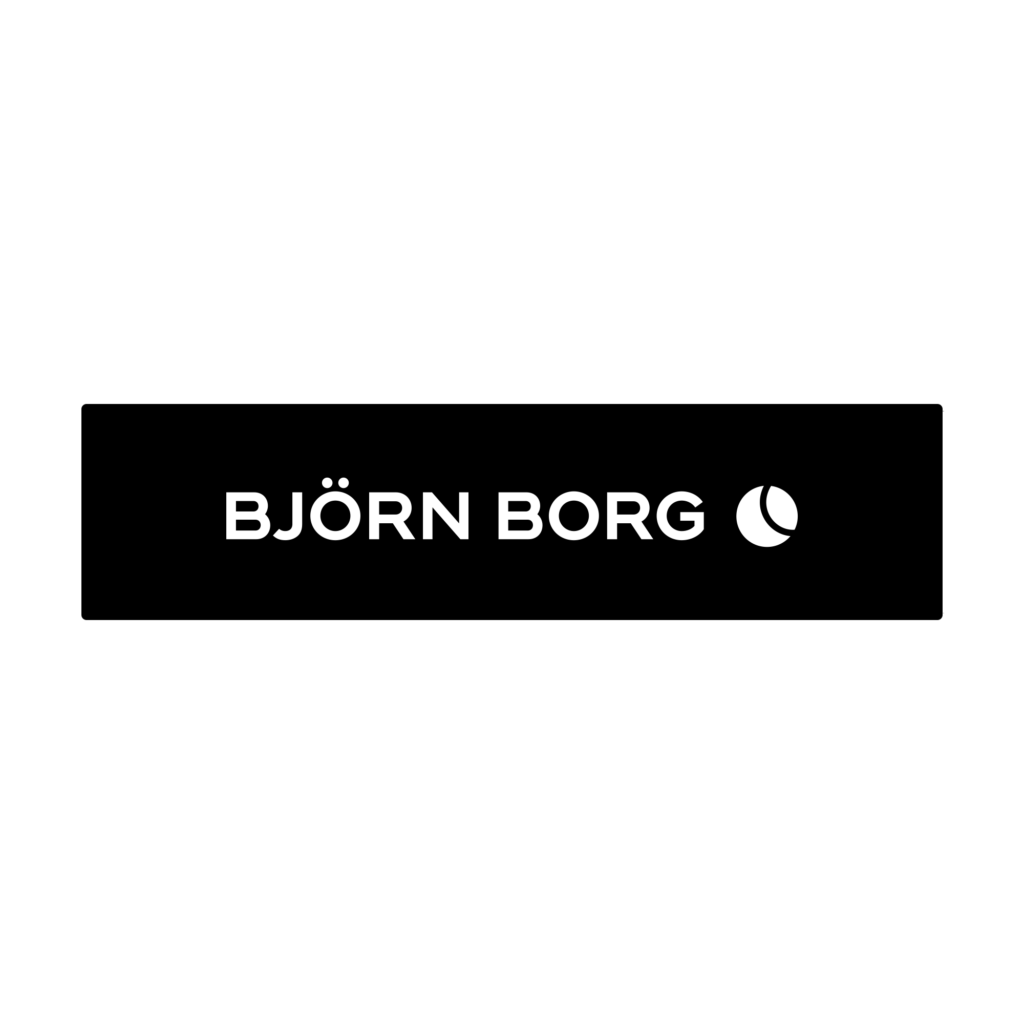 Björn Borg 1001012 Rack Log Sign Björn Borg 90*21 Point Of Sales