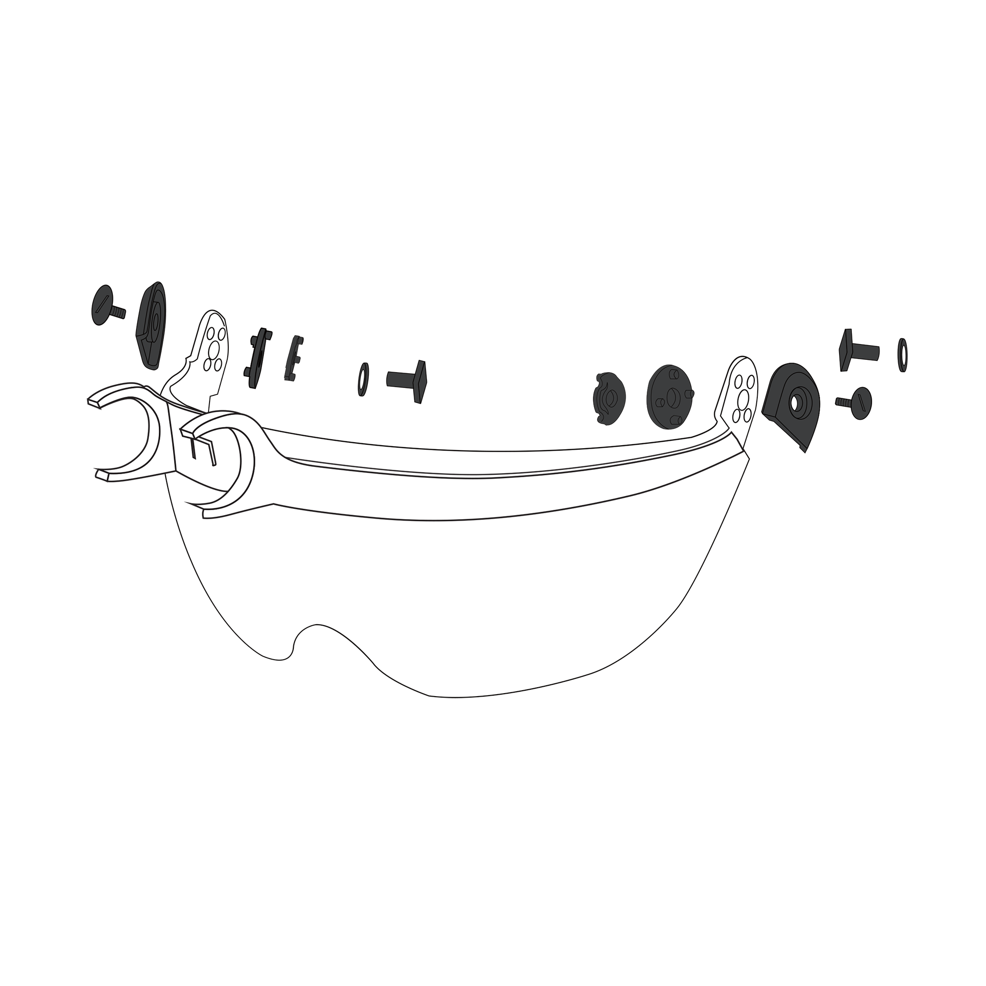 Guardio 1001985 VisorFlex Screws Accessories