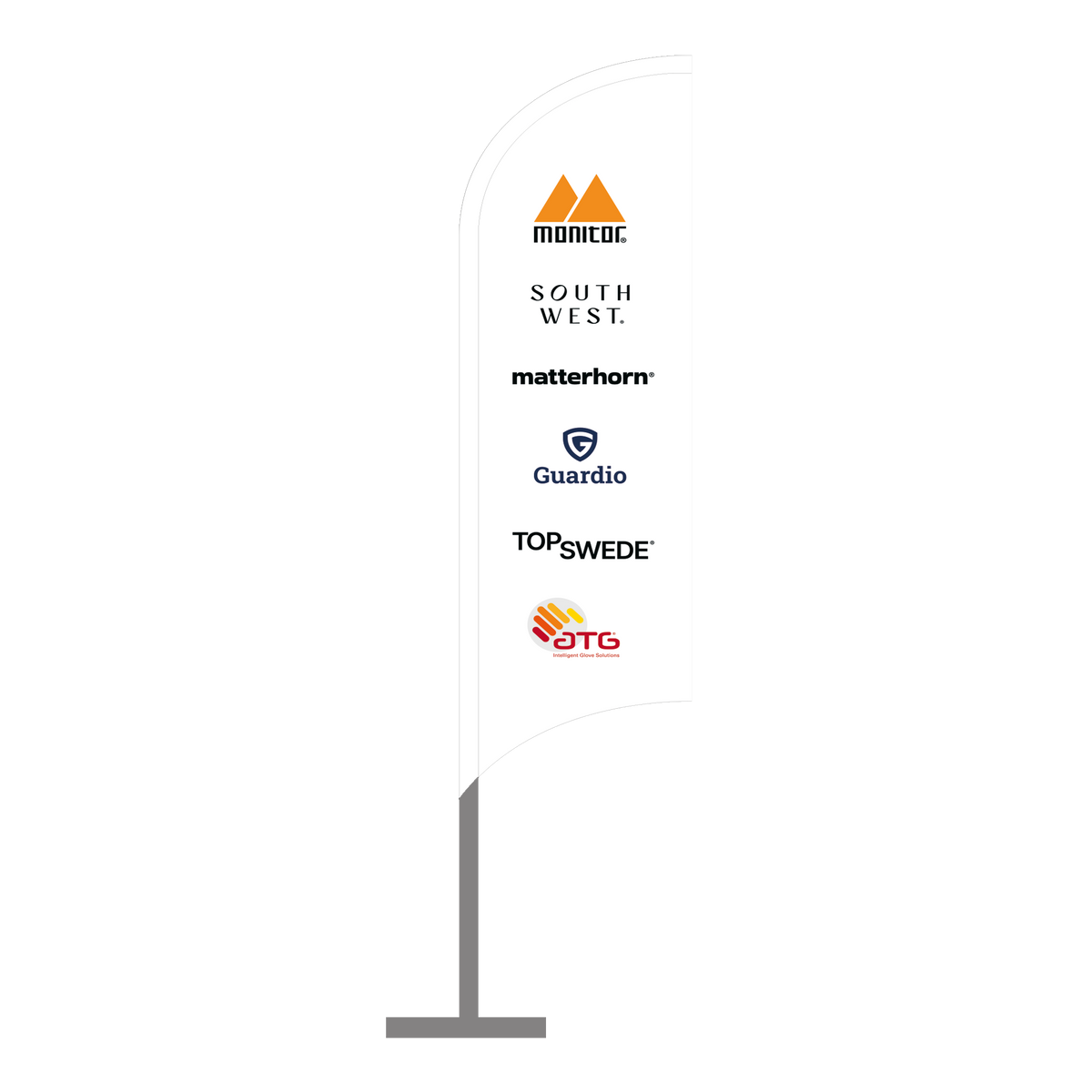 Other 1002037 Beach Flag All Logos Point-of-sale