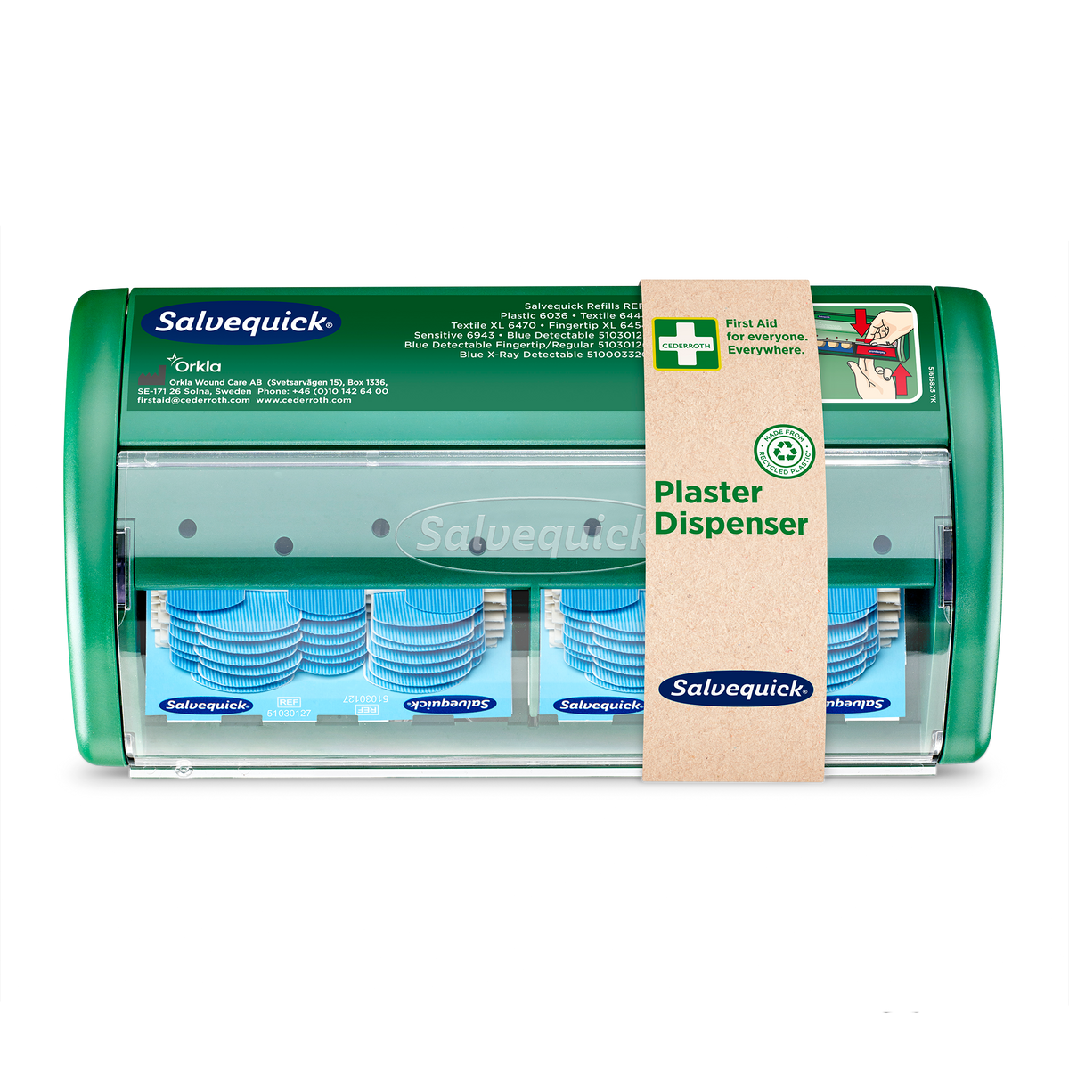 Cederroth 1002266 Detectable Plasters Dispenser