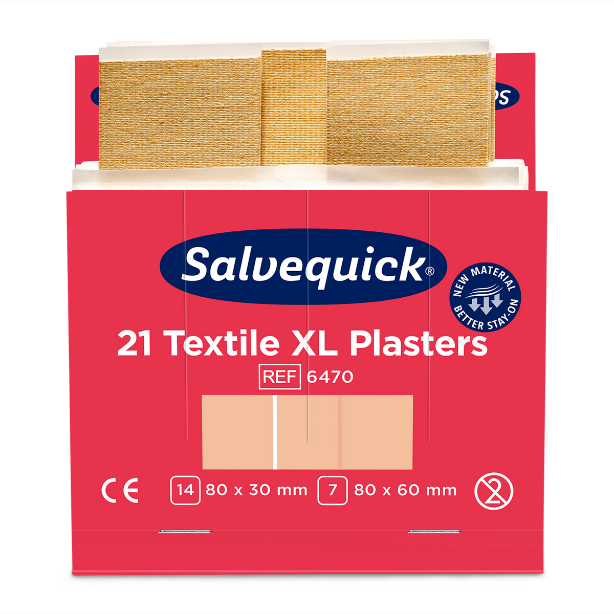 Cederroth 1002271 Extra Large Textile Plasters 21 pcs 6 Refill