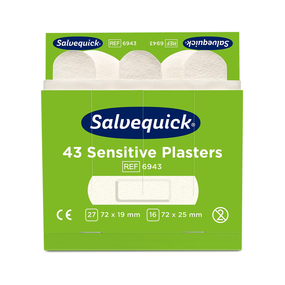 Cederroth 1002272 Sensitive Plasters 43 pcs 6 Refill