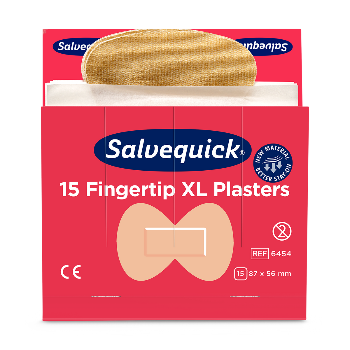 Cederroth 1002273 XL Fingertip Plasters Textile 15 pcs 6 Refill