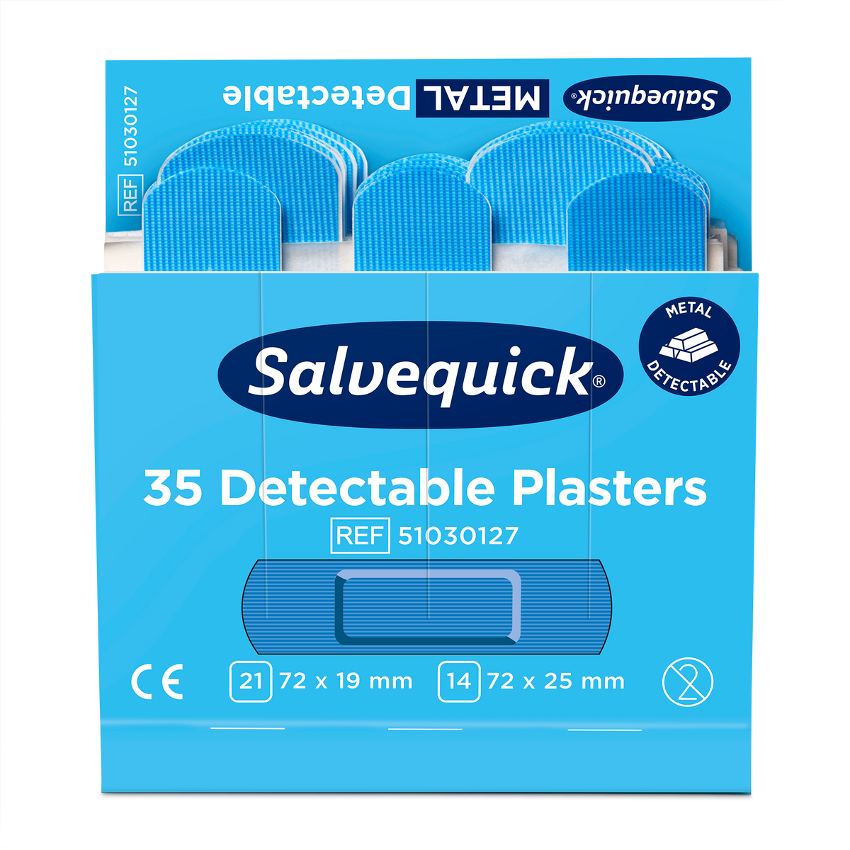 Cederroth 1002274 Detectable Plasters 35 pcs 6 Refill