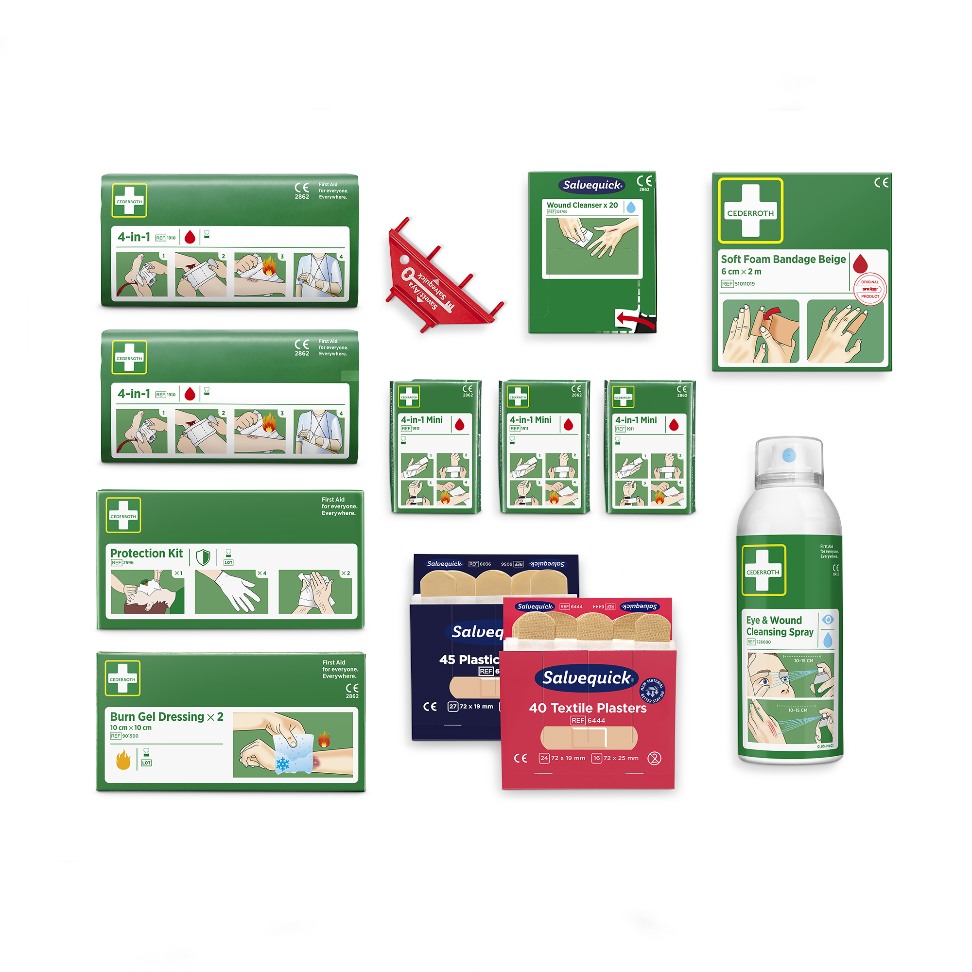 Cederroth 1002284 First Aid Station Refill