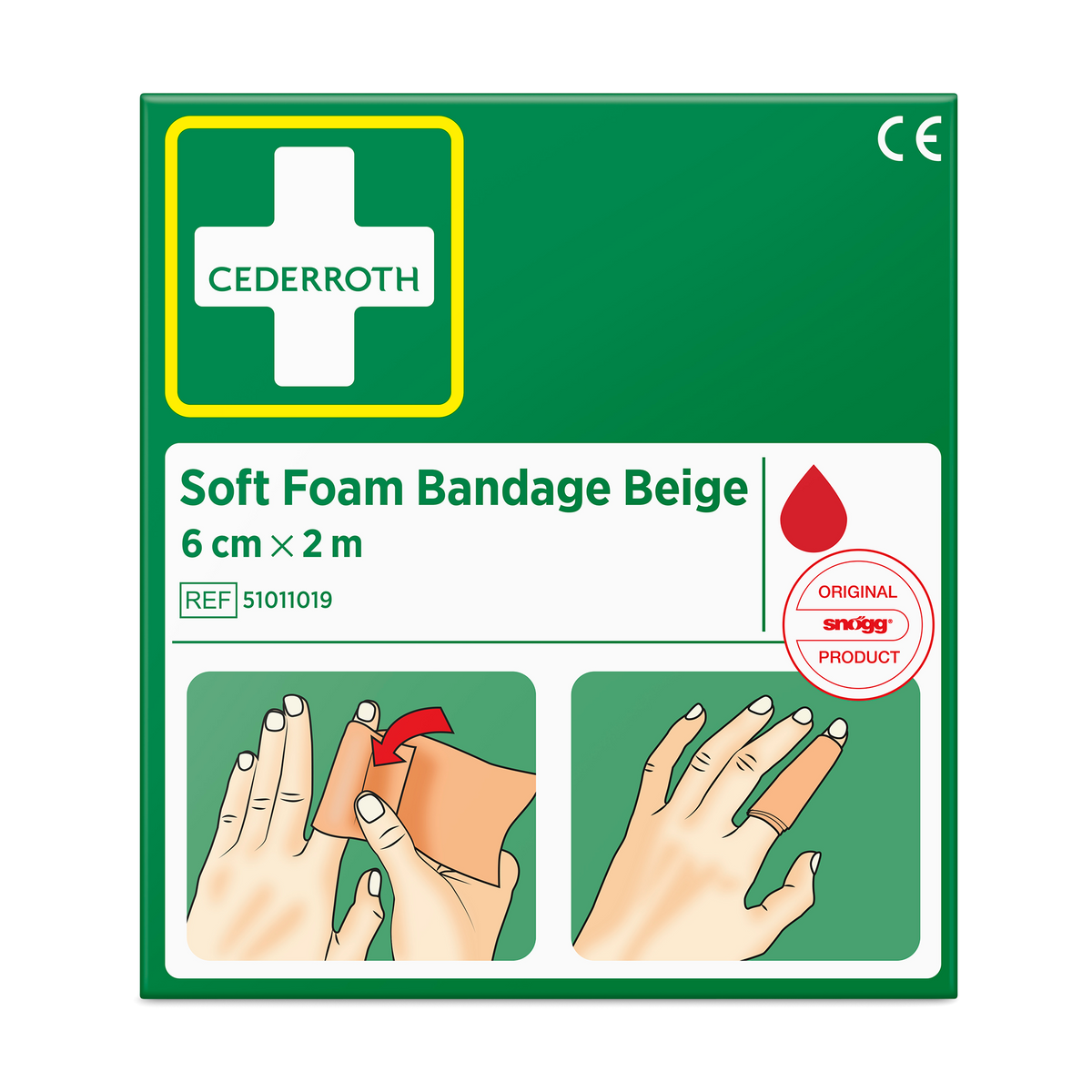 Cederroth 1002287 Soft Foam Bandage