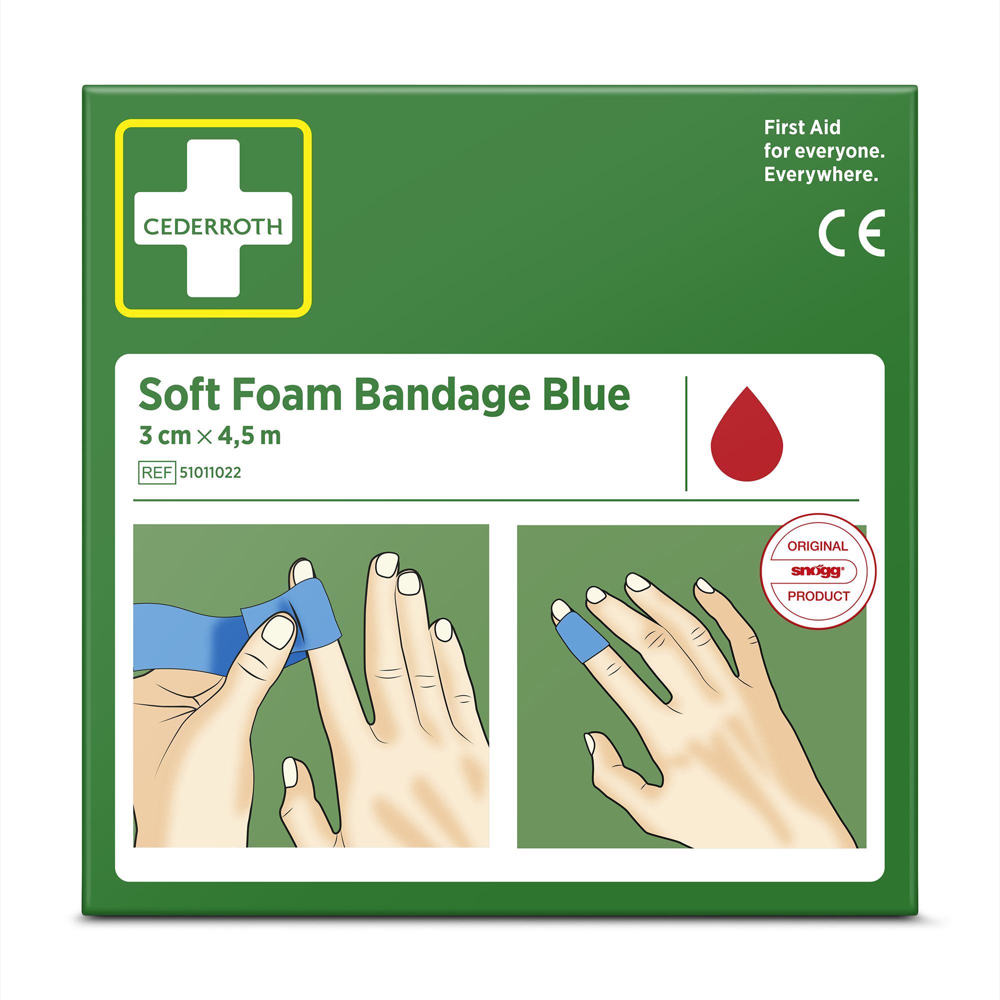 Cederroth 1002293 Food Handling Soft Foam Bandage