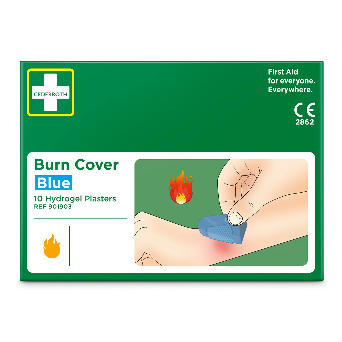 Cederroth 1002304 Burn Cover Hydrogel Plasters