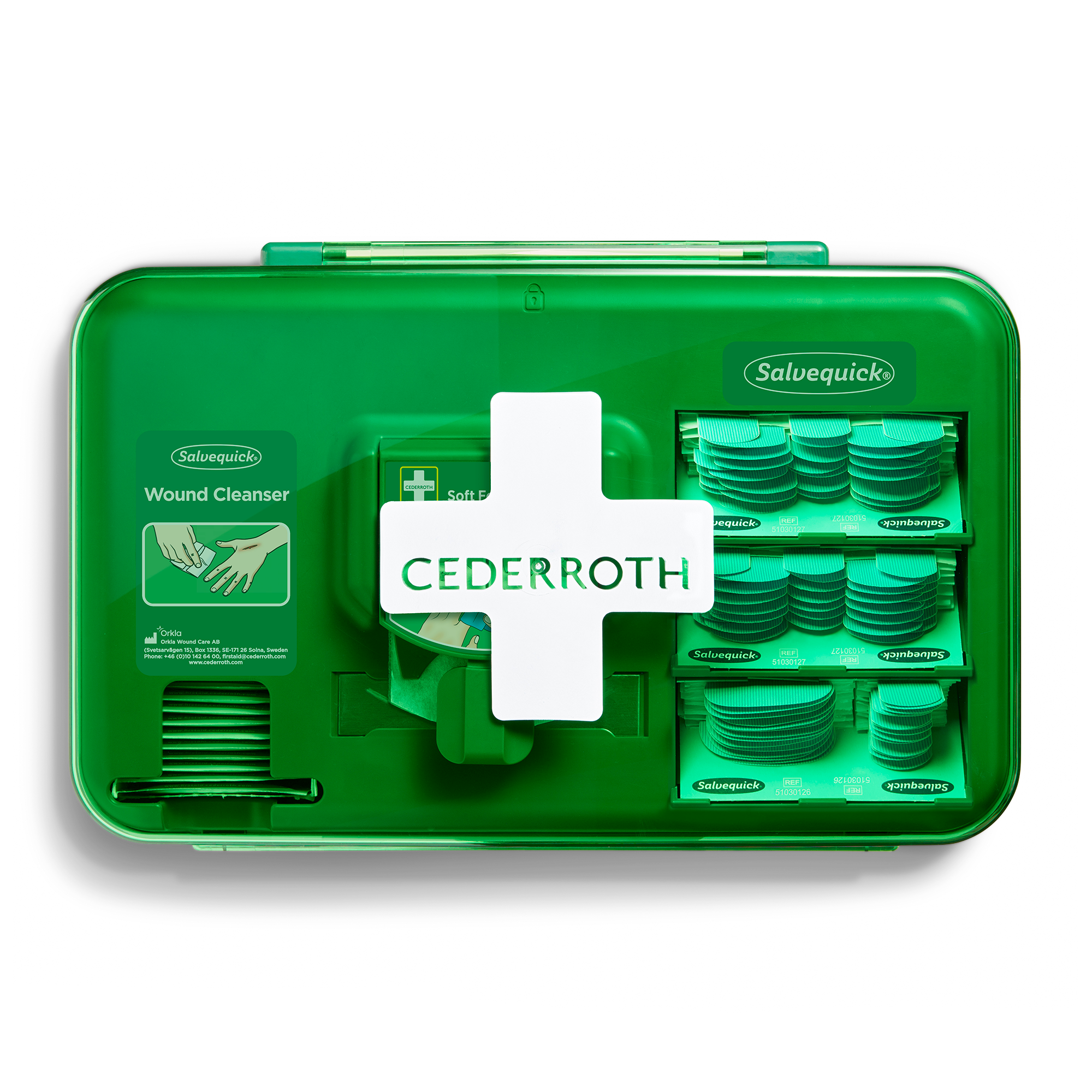 Cederroth 1002345 Dectectable Wound Care Dispenser