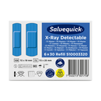 Cederroth 1002346 X-Ray Detectable 30x6 Plasters Refill