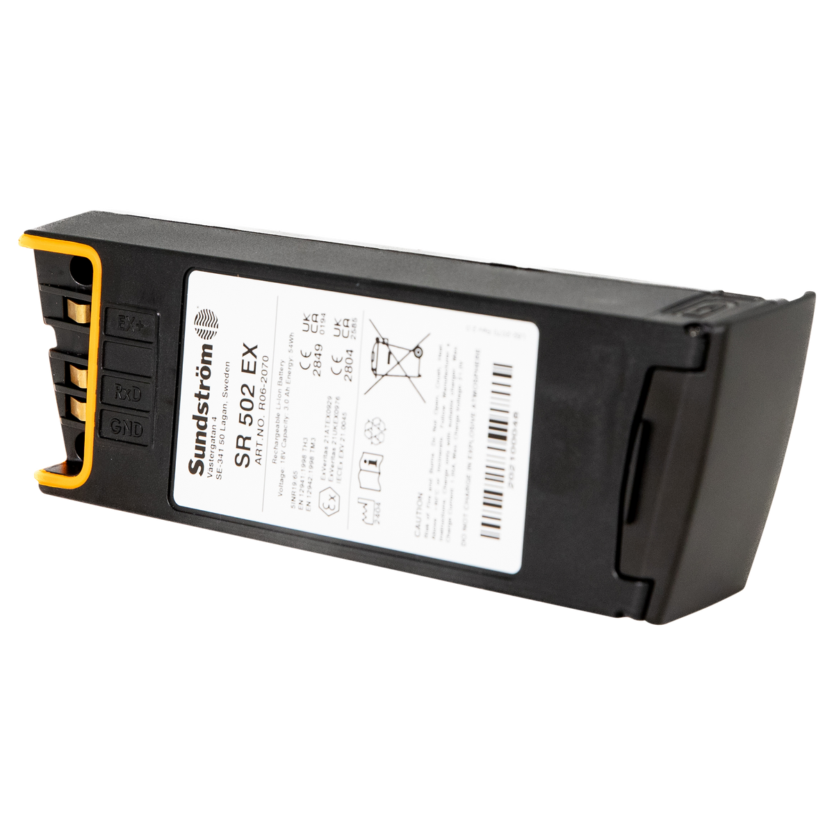 Sundström 1002499 SR 502 EX Battery Spare Parts