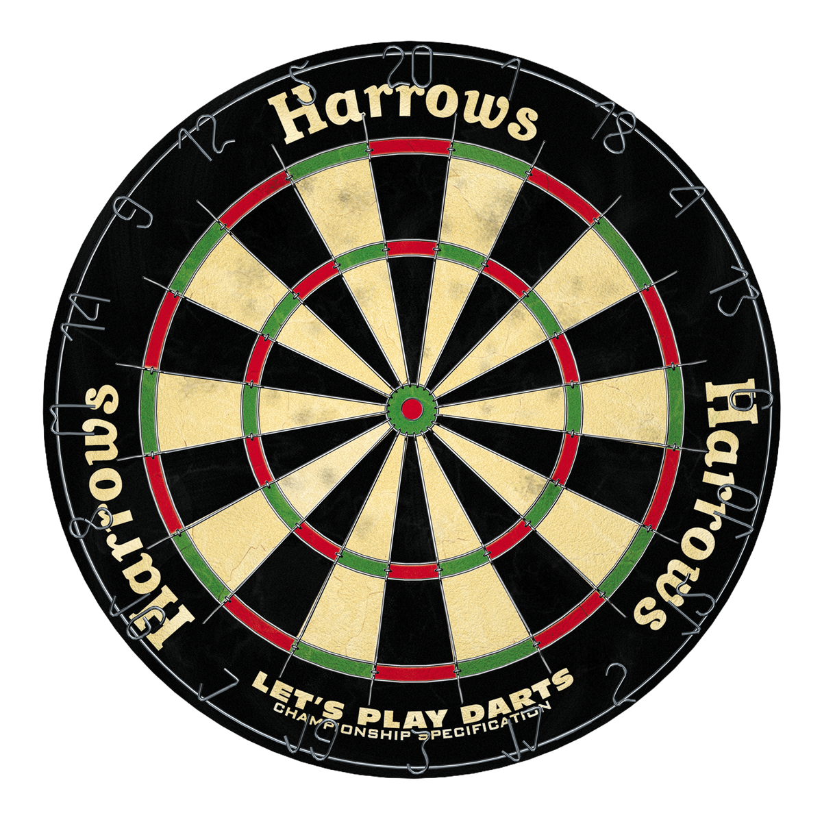 Harrows 1002559 Let´s Play Dart Set Game