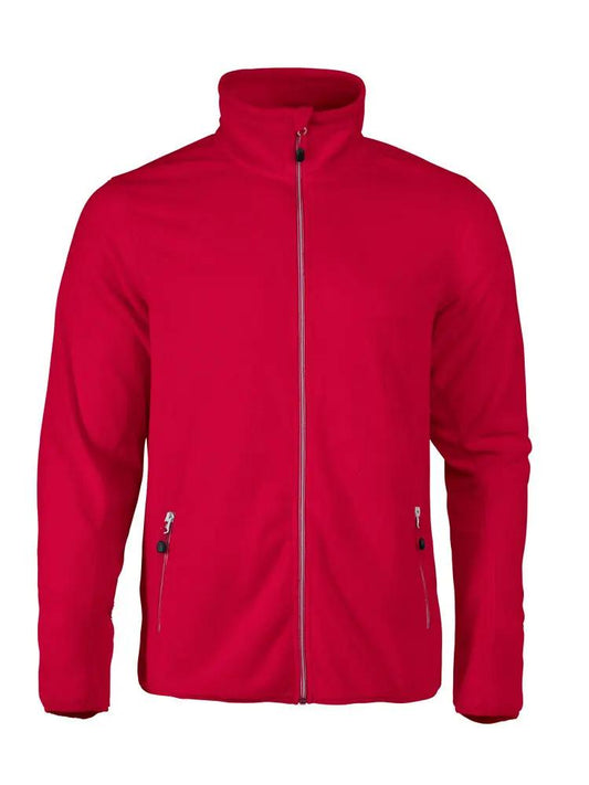 Twohand Fleece Jacket Men Printer RED