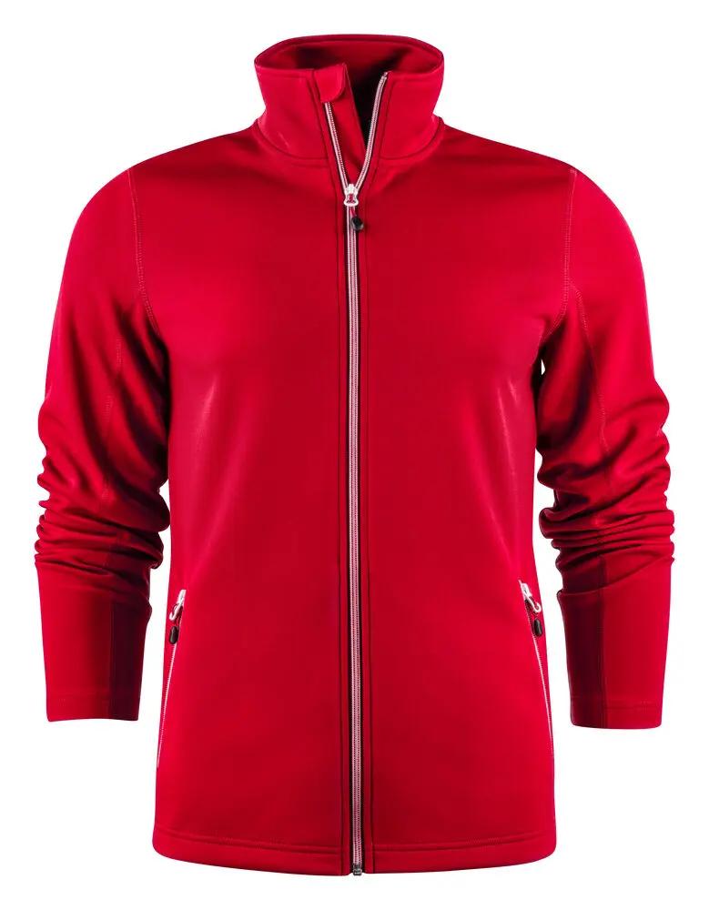 Powerslide Sweater Full Zip Men Printer RED