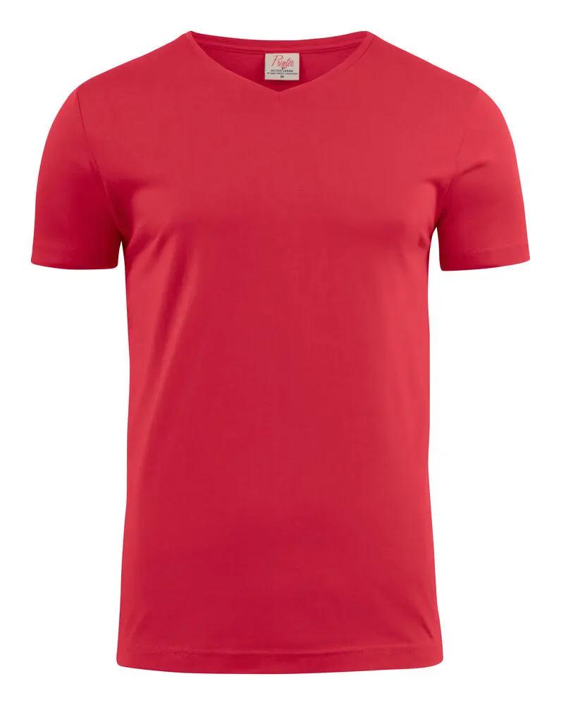 Heavy V-neck T-Shirt Men Printer