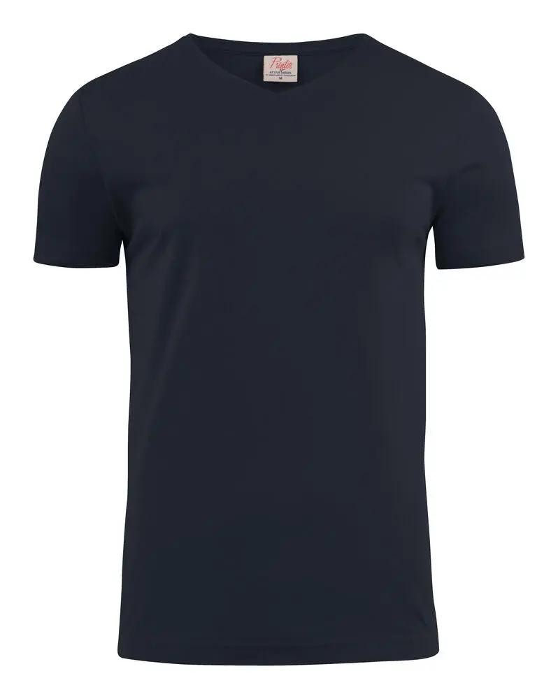 Heavy V-neck T-Shirt Men Printer
