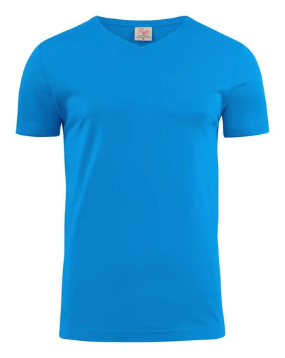 Heavy V-neck T-Shirt Men Printer