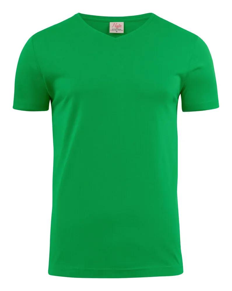Heavy V-neck T-Shirt Men Printer
