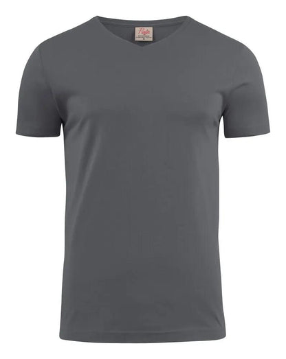 Heavy V-neck T-Shirt Men Printer