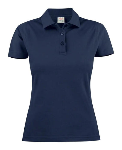 Surf Light  Polo Pique Women Printer