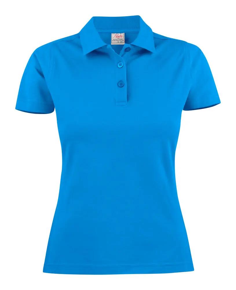 Surf Light  Polo Pique Women Printer