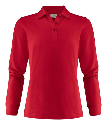 Surf Pro L/S  Polo Pique Women Printer