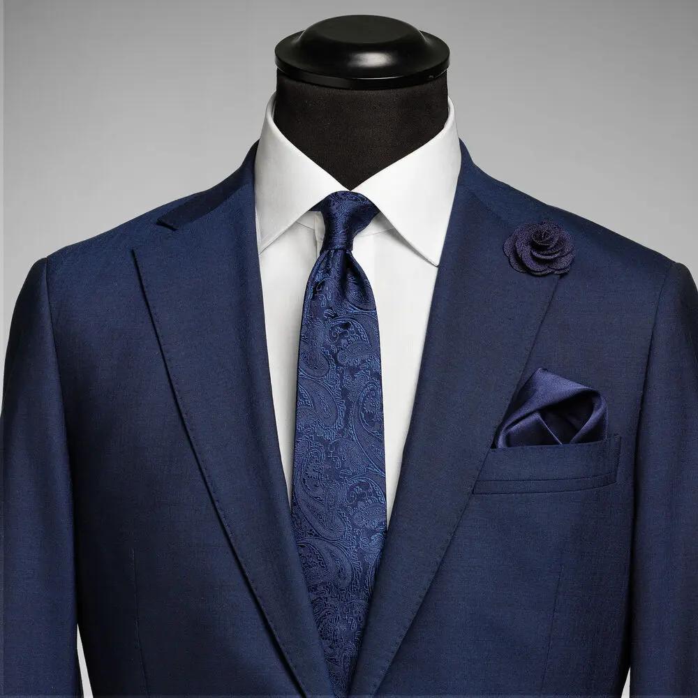 Solid Paisley Tie With Giftbox J.Harvest & Frost