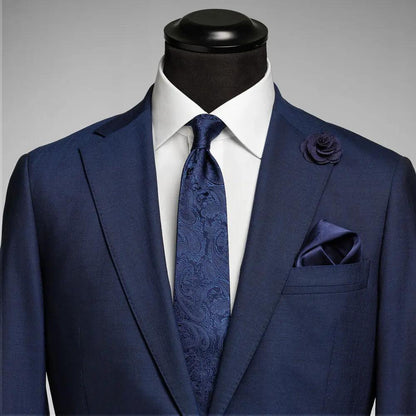 Solid Paisley Tie With Giftbox J.Harvest & Frost