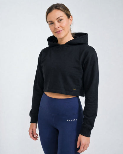 MISS ON Crop Hoodie BEMITY