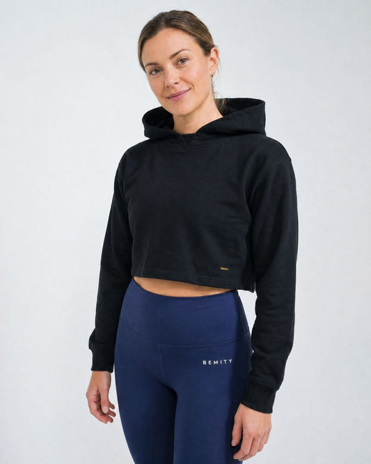 MISS ON Crop Hoodie BEMITY