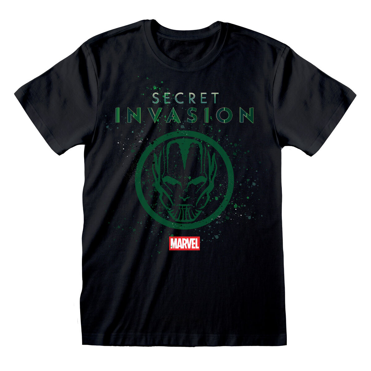 Short Sleeve T-Shirt Marvel Logo Icon Black Unisex-0