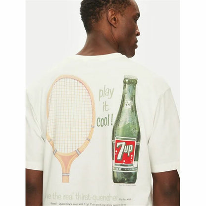 Men’s Short Sleeve T-Shirt Only & Sons Ons7Up Rlx Ss Beige-2