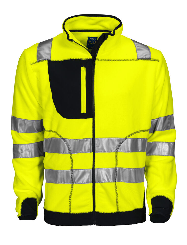Projob 6303 Fleecejacka EN ISO 20471 Klass 3/2