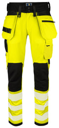 Projob 6573 Hantverksbyxa Stretch EN ISO 20471 Klass 2