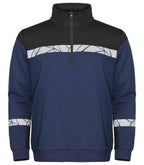 Projob 7102 Sweatshirt 1/2 ZIP 7102 Sweatshirt 1/2 ZIP 9910-viz