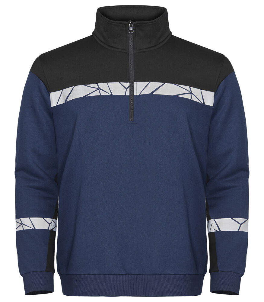 Projob 7102 Sweatshirt 1/2 ZIP 7102 Sweatshirt 1/2 ZIP 9910-viz