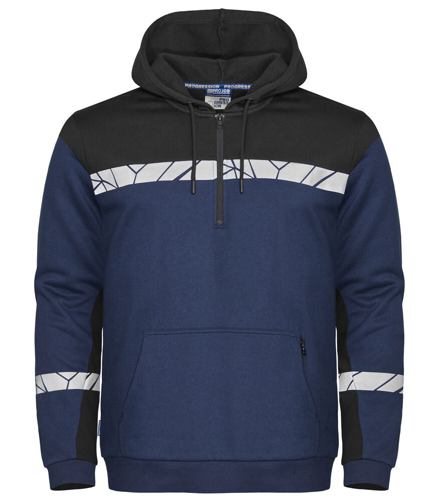 Projob 7104 Hoodtröja 1/2 ZIP 7104 Hoodtröja 1/2 ZIP 9910-viz
