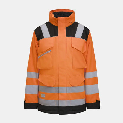 1236 Winter Parka Star Hi-Vis Jobman