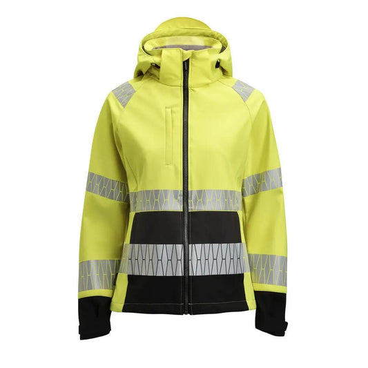 1377 Women's Softshell Jacket Hi-Vis Jobman