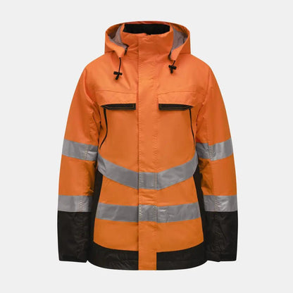 1383 Lined Jacket Hi-Vis Jobman