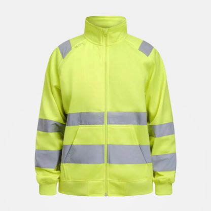 5172 Sweatshirt Jacket Hi-Vis Jobman